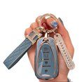 thumbnail image 1 of Cateissary Funda completa para llave de coche, carcasa protectora para vehículo, camión, llavero portátil para automóvil, accesorios de Gris, 1 of 6