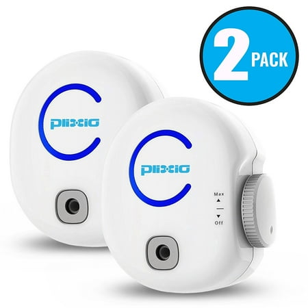 Ozone Air Purifier For Home Plixio Ionic Air Purifier & Ozone Generator-- Portable Odor Eliminator for Home or Office (2 Pack) ()