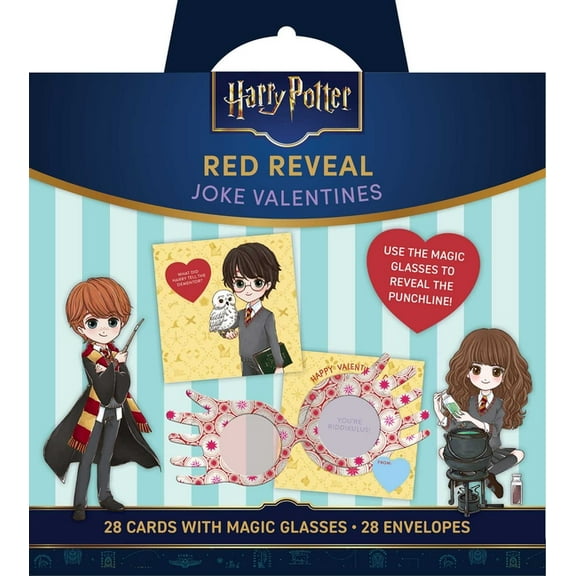 Harry Potter Harry Potter: Red Reveal Joke Valentines: School Valentines, (Paperback)