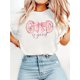 thumbnail image 1 of [God is Good T-Shirt] Cotton Blend Casual God is Good Print T-Shirt - Crew Neck, Short Sleeve, Slight Stretch, Knit Fabric, Regular Fit, Alphabet Pattern, for All Seasons, 1 of 6