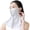 Gray2, variant on UV Sun Protection Unisex Face Cover Breathable Cooling Neck Gaiter Scarf UPF 50 for Summer Outdoor Activities