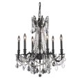 thumbnail image 1 of Elegant Lighting Rosalia 23" 6 Light Elements Crystal Chandelier, 1 of 1