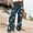 003 Multicolor, variant on Womens Wide Leg Pant Boho Floral Printed Summer Palazzo Pants Casual Loose Flowy Beach Vacation Trousers