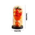 thumbnail image 2 of Valentine's Day Gift for Him/Her Rose Bouquet with LED Lights, Eternal Flowers in Glass Dome, Romantic Gift for Valentine's Day, Mother's Day, Anniversaries, Christmas, and Birthdays, 2 of 6