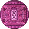 thumbnail image 1 of Ahgly Company Indoor Round Persian Pink Traditional Area Rugs, 8' Round, 1 of 4
