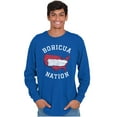 thumbnail image 5 of Puerto Rican Pride Boricua Se Levanta Long Sleeve TShirt Men Women Brisco Brands S, 5 of 5