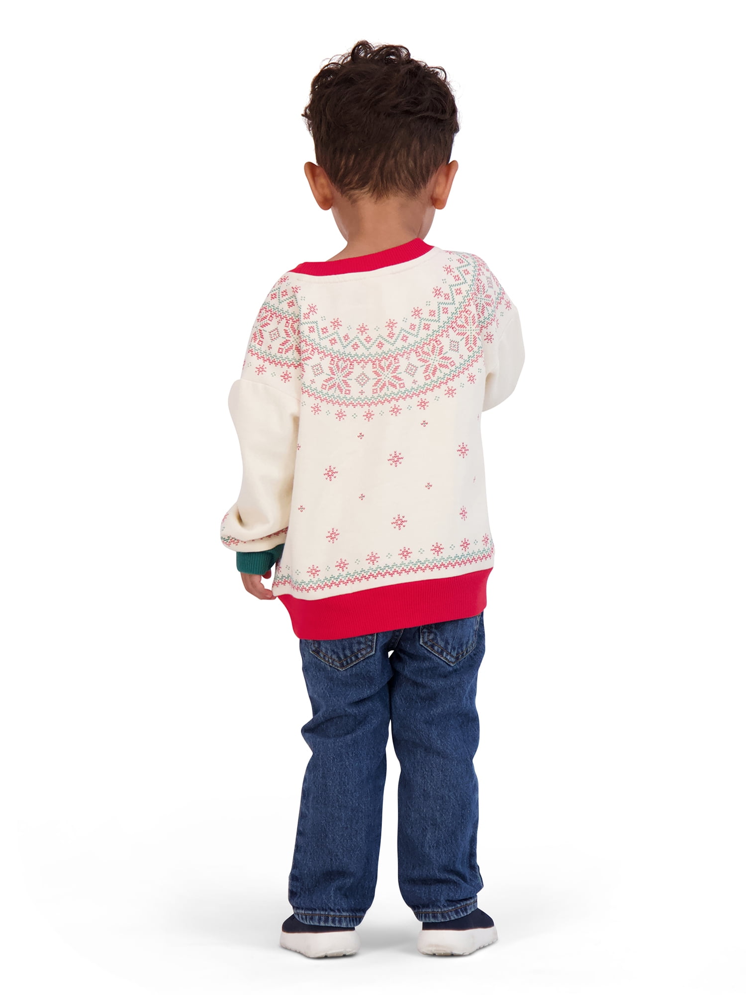 The Grinch Christmas Toddler Unisex Fleece Sweatshirt with Long Sleeves, Sizes 12M-5T