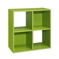 thumbnail image 2 of Kings Brand Furniture 4 shelf Children's Bookcase Organizer for Playroom, Bedroom, Nursery School (Green), 2 of 5