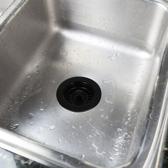 Mobutofu Sink Drain Strainer Kitchen Black For Homeowners 1Pack