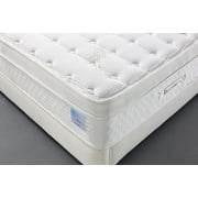 Oliver Smith® Organic Cotton 12" Deluxe Sleep Plush w/ Cool Memory Foam & Pocket Spring Mattress
