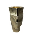 thumbnail image 2 of Jarron dorado escultorico Creaciones Dekora 23cm, 2 of 5