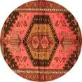 thumbnail image 1 of Ahgly Company Indoor Round Persian Orange Traditional Area Rugs, 4' Round, 1 of 1