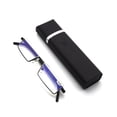 thumbnail image 2 of Half Frame Metal Reading Glasses Anti Eyestrain Blue Light Blocking Glasses, 2 of 2
