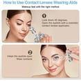 thumbnail image 4 of QD-Gotrays Color Contact Lenses Wearing Aids, Contact Lens Eyelid Stretcher, Eye Contact Removal Tweezers, Contact Lens Eyelid Wearingtool for New User, 4 of 9
