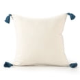 thumbnail image 5 of LR Home Seabrook Performance Poly Filled Pillow in Blue/Yellow, 20" x 20", 5 of 9