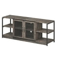 thumbnail image 7 of Accreate Farmhouse TV Stand for 65/75 inch TV, Entertainment Center with Storage Cabinet, Industrial TV Console Cabinet with Mesh Doors, 63" Rustic TV Media Console Table for Living Room, 7 of 7