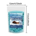 thumbnail image 2 of De-Icing Agent ​​Rock Salt, Suitable For Driveways And Sidewalks, Blue Granular Rock Salt, Melts To -16°F (-27°C) – Resealable Zip-Lock Bag (7.06 Oz)., 2 of 8