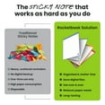 thumbnail image 2 of Rocketbook Reusable Sticky Notes Erasable Memo Pads Reminders, Expansion Pack, 2 of 8