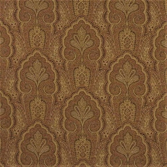 Fabric Robert Allen Beacon Hill Ashland Clay Linen Wool Floral Drapery HH40