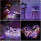 thumbnail image 4 of Cadena de luces LED impermeable de 300 para dormitorio con control remoto y 8 modos, temporizador, cadena de luces USB para dormitorio, jardín, fiesta, decoración de bodas, 3 m x 3 m (varios, 4 of 5