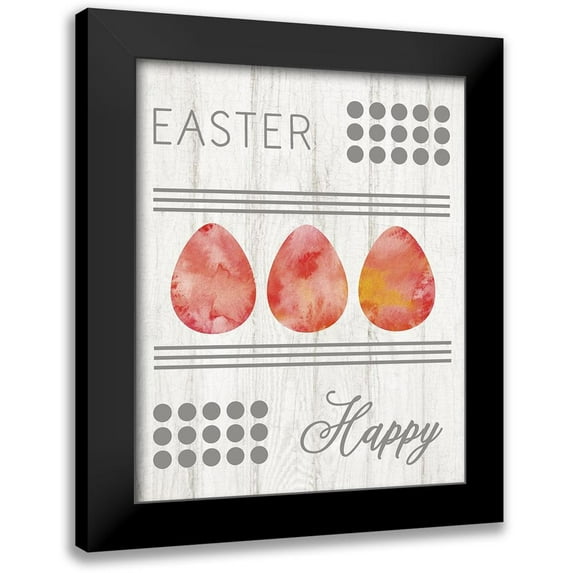 Murdock, Ramona 12x14 Black Modern Framed Museum Art Print Titled - Easter Happy