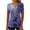 Purple, variant on Women Button Down V Neck Short Sleeve Floral Vintage Casual Vacation Beach Loose Tops Blouse, Green L