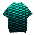thumbnail image 3 of WEAIXIMIUNG Custom T Shirts Design Your Own Men's Round Neck T Shirt Stretch Short Sleeve Basic Slimming Muscle T Shirt, 3 of 6