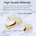 thumbnail image 5 of Gold Acrylic Stapler, Desktop Stapler, 25 Sheet Capacity, includes 1000 Staples and Staple Remover, 5 of 6