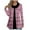 Pink, variant on Kaemgyyd Womens Long Sleeve Tops Casual Fashion Print Warm Shirt Plus Size Loose Patchwork A-Line Tunic Blouse with Buttons