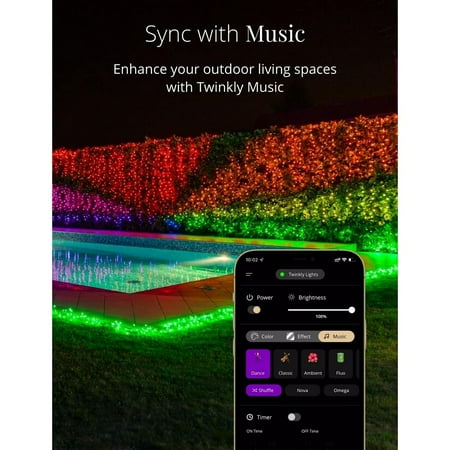 Twinkly - Smart Light String 250 LED RGB Generation II - Multi