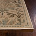 thumbnail image 2 of 7' Ivory Machine Woven Floral Traditional Indoor Runner Rug, 2 of 3