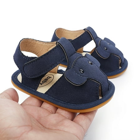 

Aayomet Toddler Shoes Elephant Summer Baby Prewalker Children Beach Sandals Girls Baby Shoes Toddler Sandal Boy Blue One Size