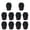 B, variant on 20-Pack Halloween Coffin‑Shaped Paper Treat Boxes,Skull Cross Candy Goodie Containers,DIY Assembly Favor Boxes