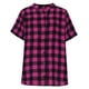 thumbnail image 5 of TaTaai Women's Summer Two Piece Outfit Plaid V-Neck Short Sleeve Button Blouse and Drawstring Waist Shorts Linen-Like Fabric Casual Matching Set Gift, 5 of 7