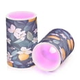 thumbnail image 7 of Yayeee Flameless Candles with Remote Flickering Battery Operated Multi Color Changing, Floral Lemon, 7 of 7