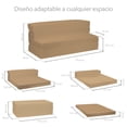 thumbnail image 4 of Sofá Cama Portátil Onof SCI-N Plegable 2 en 1 Matrimonial, 4 of 4
