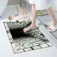 thumbnail image 4 of Front Door Mat Outside Entrance Brick Bottomless Hole Area Rug For Living Room 3D Trap Optical Visual Rugs Playroom Floor Carpet Mat Non Slip, 4 of 6