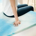 thumbnail image 3 of Best Price Mattress 2" Swirl Gel Breeze Memory Foam Mattress Topper, Twin, 3 of 10