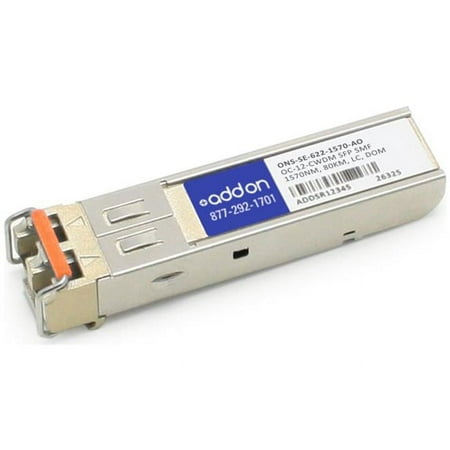 UPC: 0821455696163 | Add-On ONS-SE-622-1570-AO Cisco ONS Compatible TAA Compliant OC-12-CWDM SFP Transceiver – SMF  1570nm  80km  LC & DOM