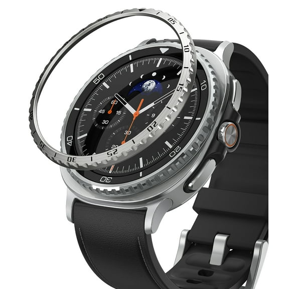 Ringke Bezel Styling [Stylish Stainless Steel Frame] for Galaxy Watch 8 Classic 46mm, Sleek Lightweight Anti-Scratch Cover - 46-01 (ST) Silver