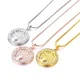 thumbnail image 2 of FSUNION 2025 nueva moda Árbol de la vida cristal redondo pequeños colgantes collar pendientes elegantes para mujeres gargantillas joyería regalos, 2 of 5