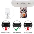 thumbnail image 2 of Unique Bargains 2 Pcs Dust Plug Charm for Lightning Cat Pendants Anti Dust Plugs Light Pink Light Brown, 2 of 5