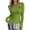 12# Green, variant on Women Crewneck Slim Fitted Long Sleeve T Shirts Cute Stretchy Bodycon Basic Tee Tops White XXL