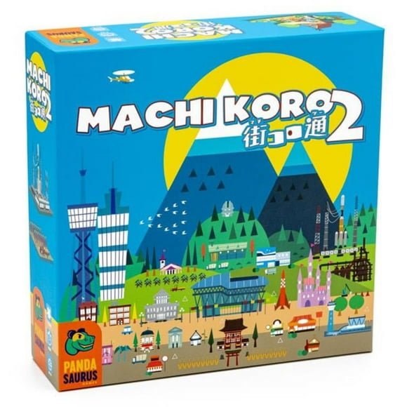 Pandasaurus Games Machi Koro 2 Board Game | City Building Strategy Game | Fast-Paced Dice Rolling for Ages 10+ | 2-5 Players | Average Playtime 45 Minutes
