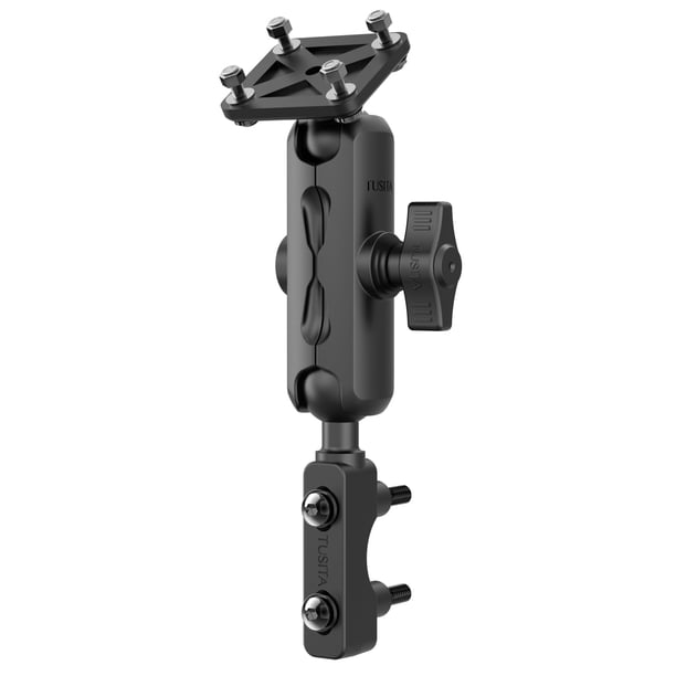 Depósito de embrague de freno TUSITA con soporte GPS para motocicleta para Garmin