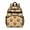 Yellow Highland Cow, variant on White Highland Cow Dress Shoe Pattern Backpack for School,Cute School Bag,Schoolbag with Adjustable Shoulder Straps & Padded Back,15.25"x11.5"x5.25"
