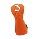 thumbnail image 4 of Funda de madera para palos de golf, envoltura de cuello largo, resistente al desgaste y a los arañazos. Naranja, 4 of 9