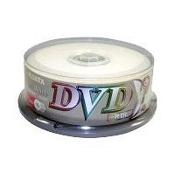 Ridata 25 X Dvd R Dl 8 5 Gb 4x White Ink Jet Printable Surface Spindle Walmart Com Walmart Com
