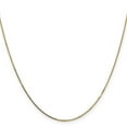 thumbnail image 3 of 14k Yellow Gold .8mm Box Chain Necklace Pendant Charm, 3 of 9
