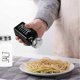 thumbnail image 4 of 2 Pack Salt and Pepper Shakers Set, Glass Salt Shaker with Stainless Steel Lid, Modern and Cute Farmhouse Salt and Pepper Set (Black and White), 4 of 4